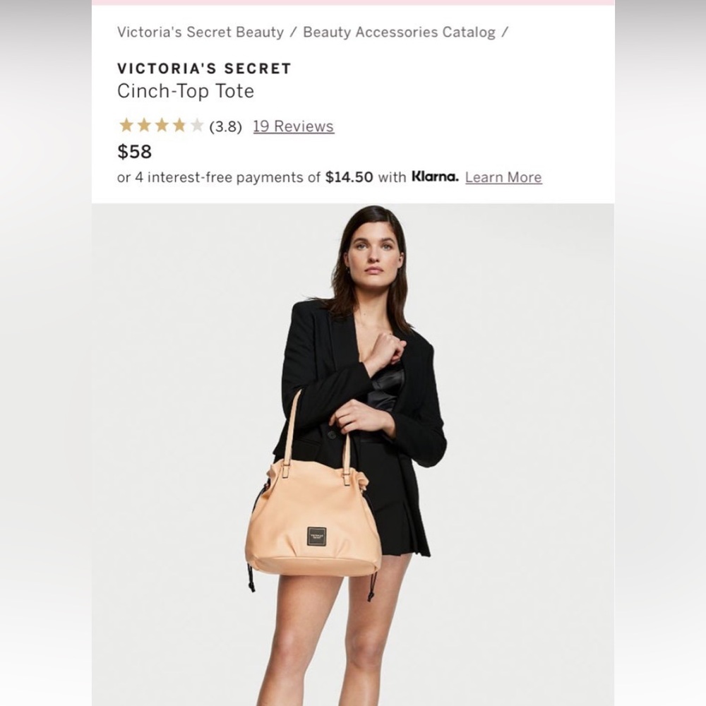 Victoria Secret tote bag